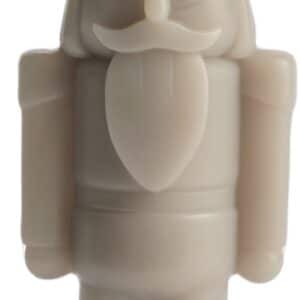 LED Candle, Nutcracker, Sandstone, Smooth, 6x16,5 cm
