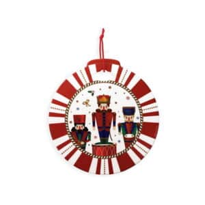 Marcel juledekoration rød/hvid