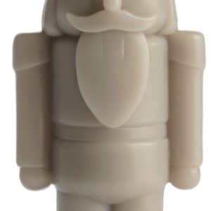 LED Candle, Nutcracker, Sandstone, Smooth, 7x21 cm