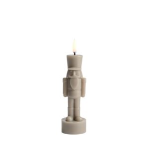 Nutcracker LED lys, Sandstone - H16,5 cm