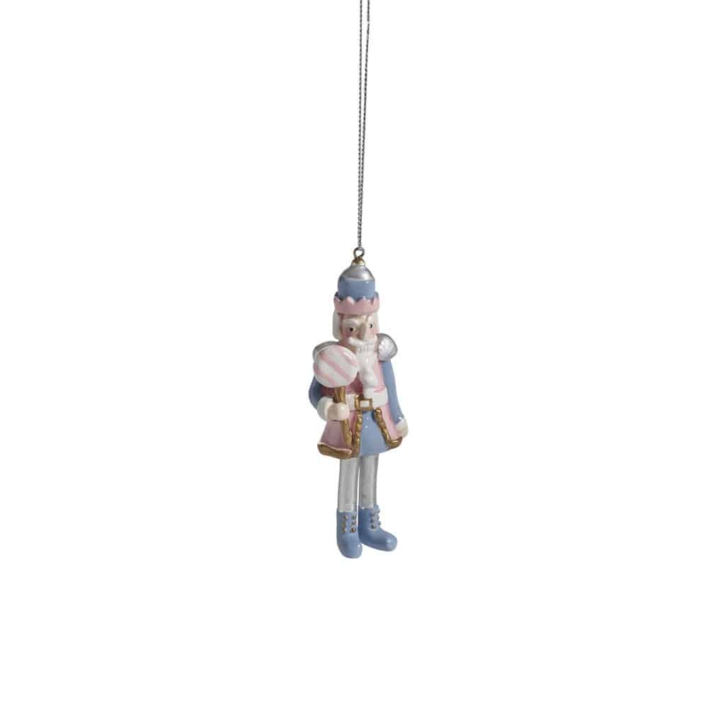Nääsgränsgården - Ornament Nøddeknækker, H.10 cm, pastel