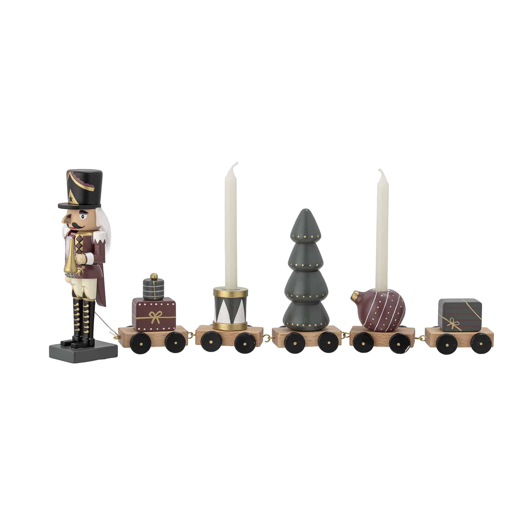 Bloomingville - Vadim Deko juletog, Multifarvet, MDF, L45xH18,5xB6 cm