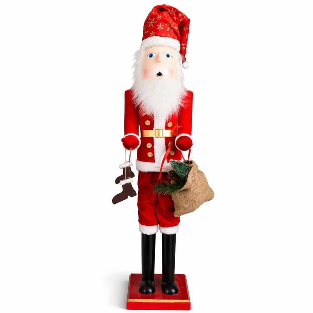 Nøddeknækker figurer i Træ - 90 cm - 2 forskellige figurer - - Model 1